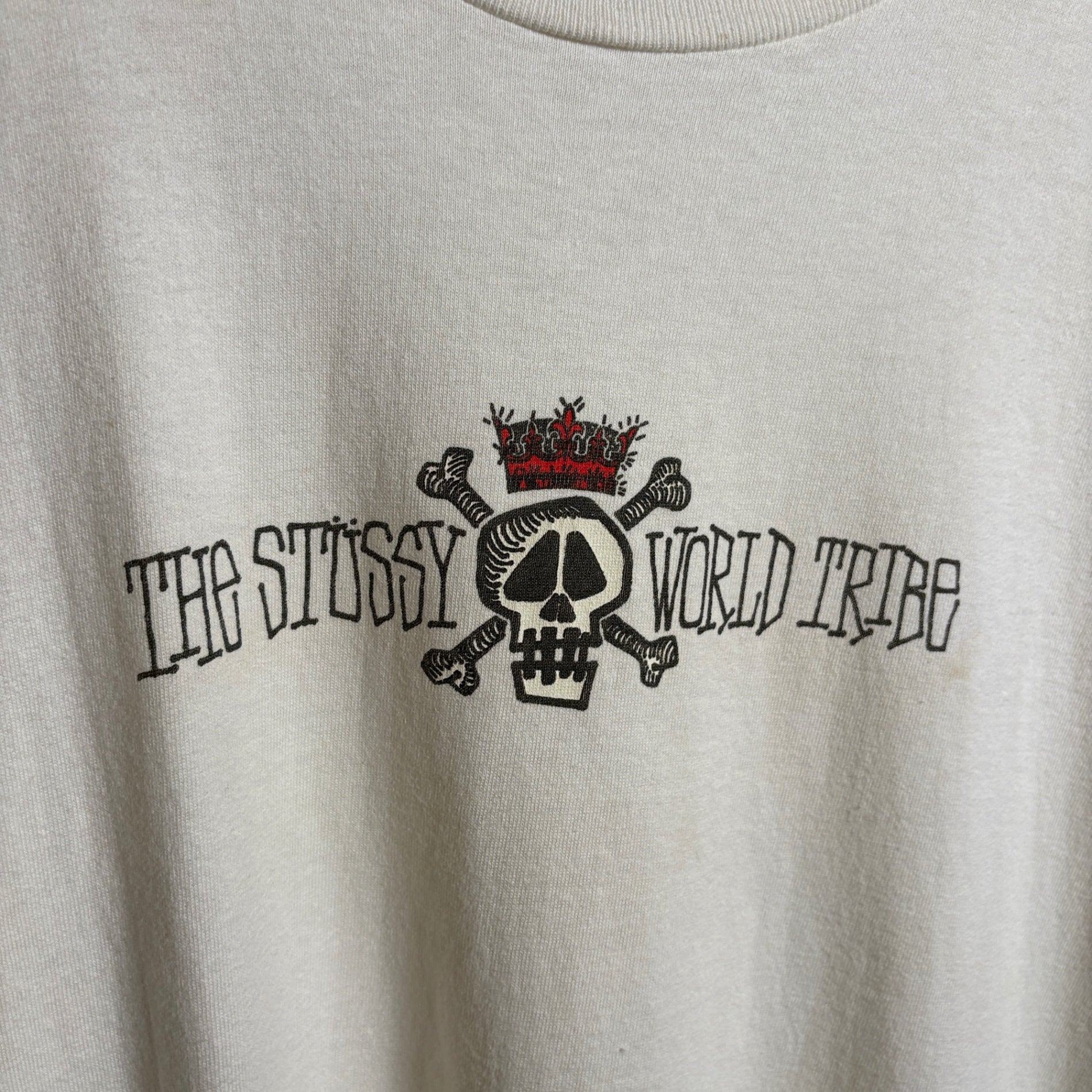 1990s STUSSY "Skull" T-Shirt