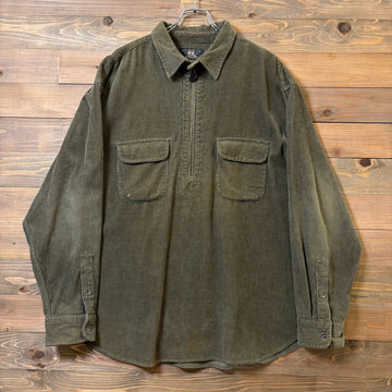 1990s RRL "Half-Zip" Corduroy Shirt