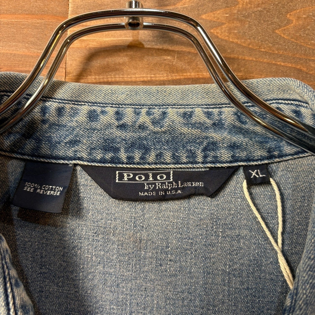 1980s Polo Ralph Lauren "Made in USA" Denim Swing Top