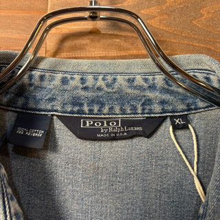 1980s Polo Ralph Lauren "Made in USA" Denim Swing Top