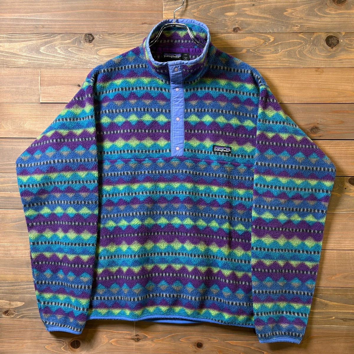 1980s Patagonia "DIAMONDS" SYNCHILLA SNAP-T