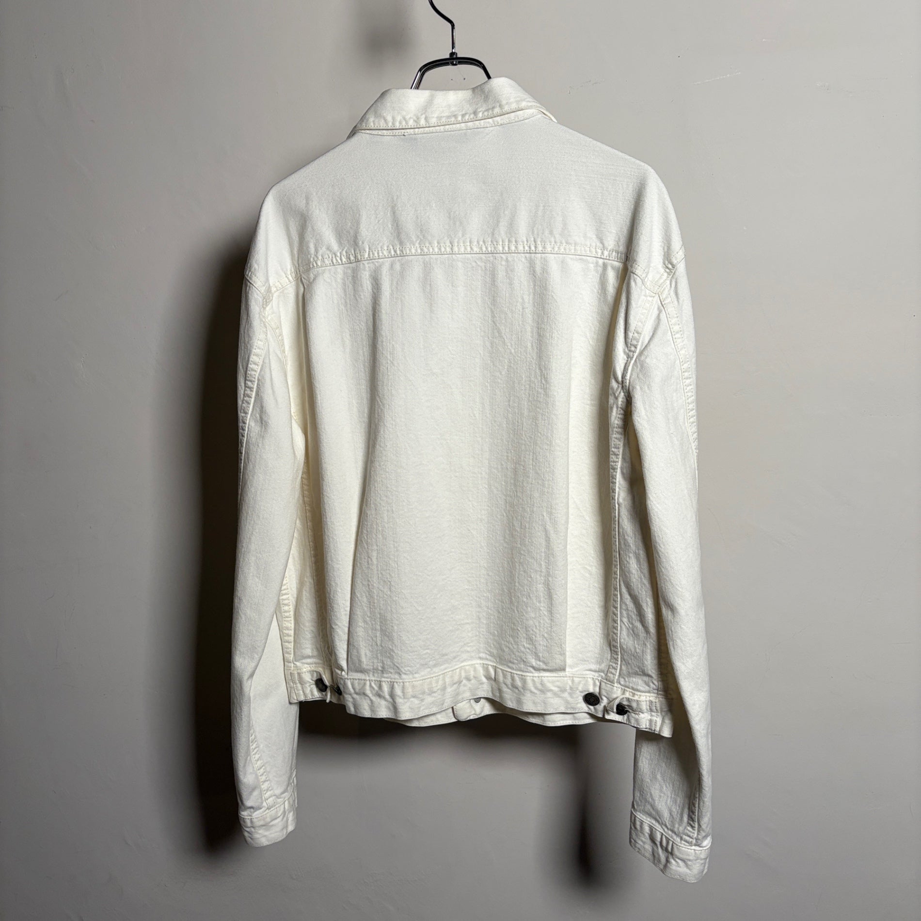 1990s Polo Ralph Lauren "WHITE" 2nd Type Denim Jacket