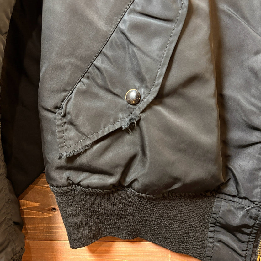 1990s Alpha Industries "Black" MA-1 Flight Jacket