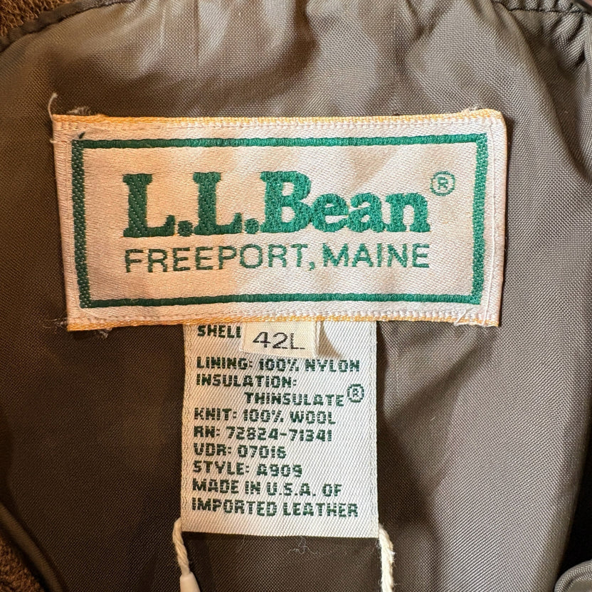 1980s L.L. Bean ”A-2 Type” Leather Jacket