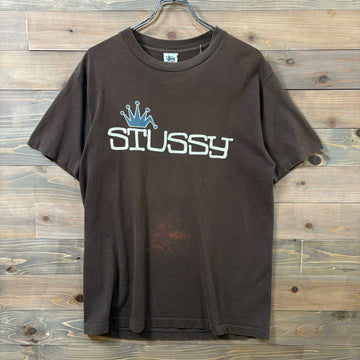 1990s STUSSY "CROWN" T-Shirt