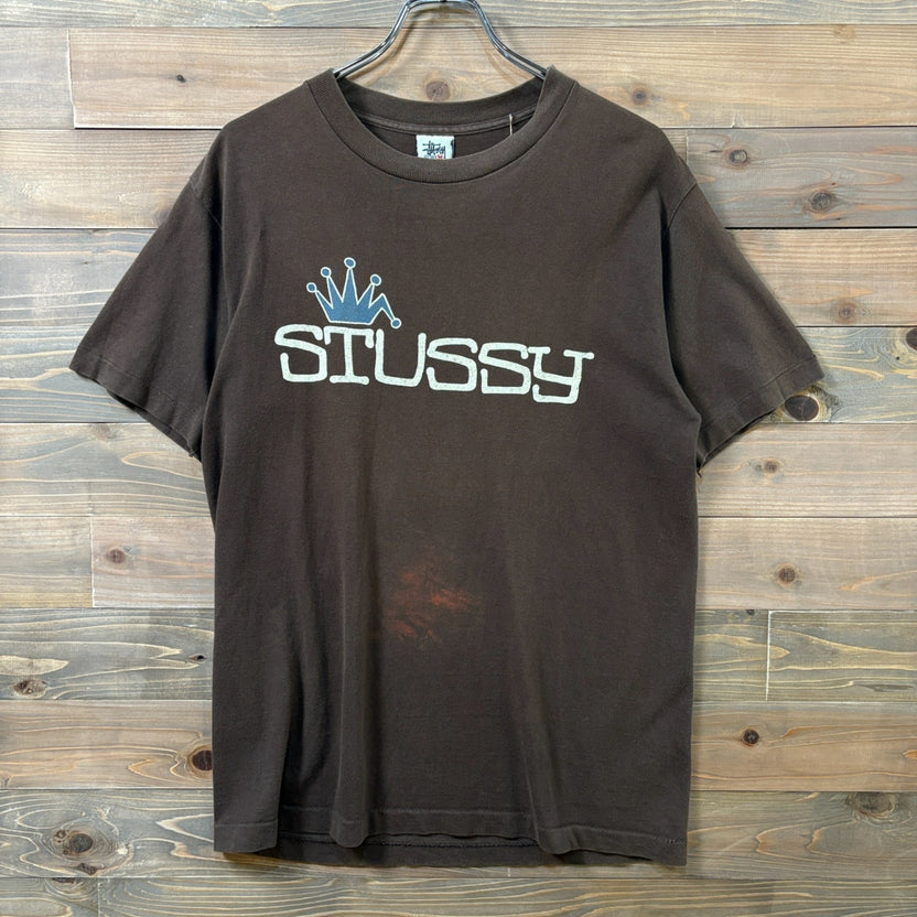 1990s STUSSY "CROWN" T-Shirt