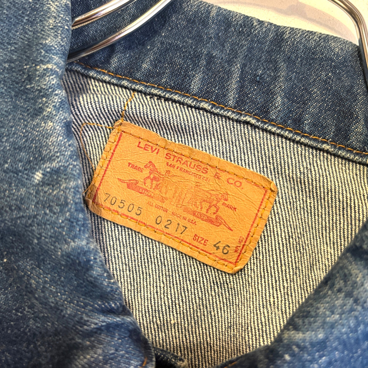 1970s Levi's 70505 "BIG SIZE" 4th Denim Jacket