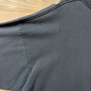 1990s Oneita Cut-Off Black T-Shirt Made in USA