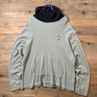 1990s Polo Ralph Lauren "POLO BEAR" Thermal Hoodie