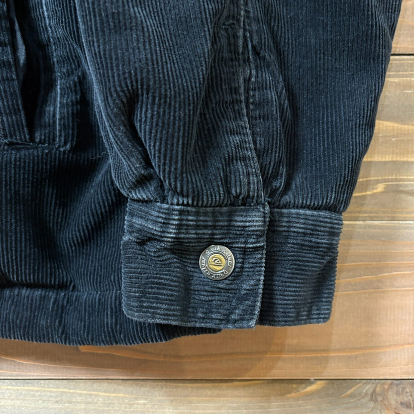 1990s~2000s Quiksilver "Black" Corduroy Drizzler Jacket