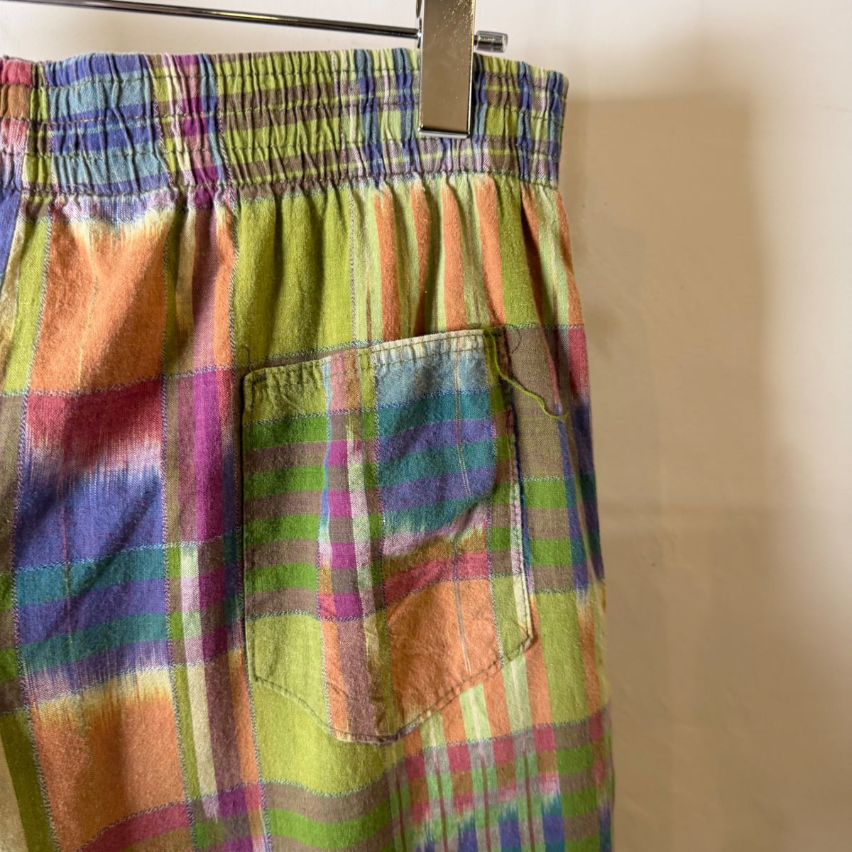 1990s Unknown "Madras Check" Easy Shorts