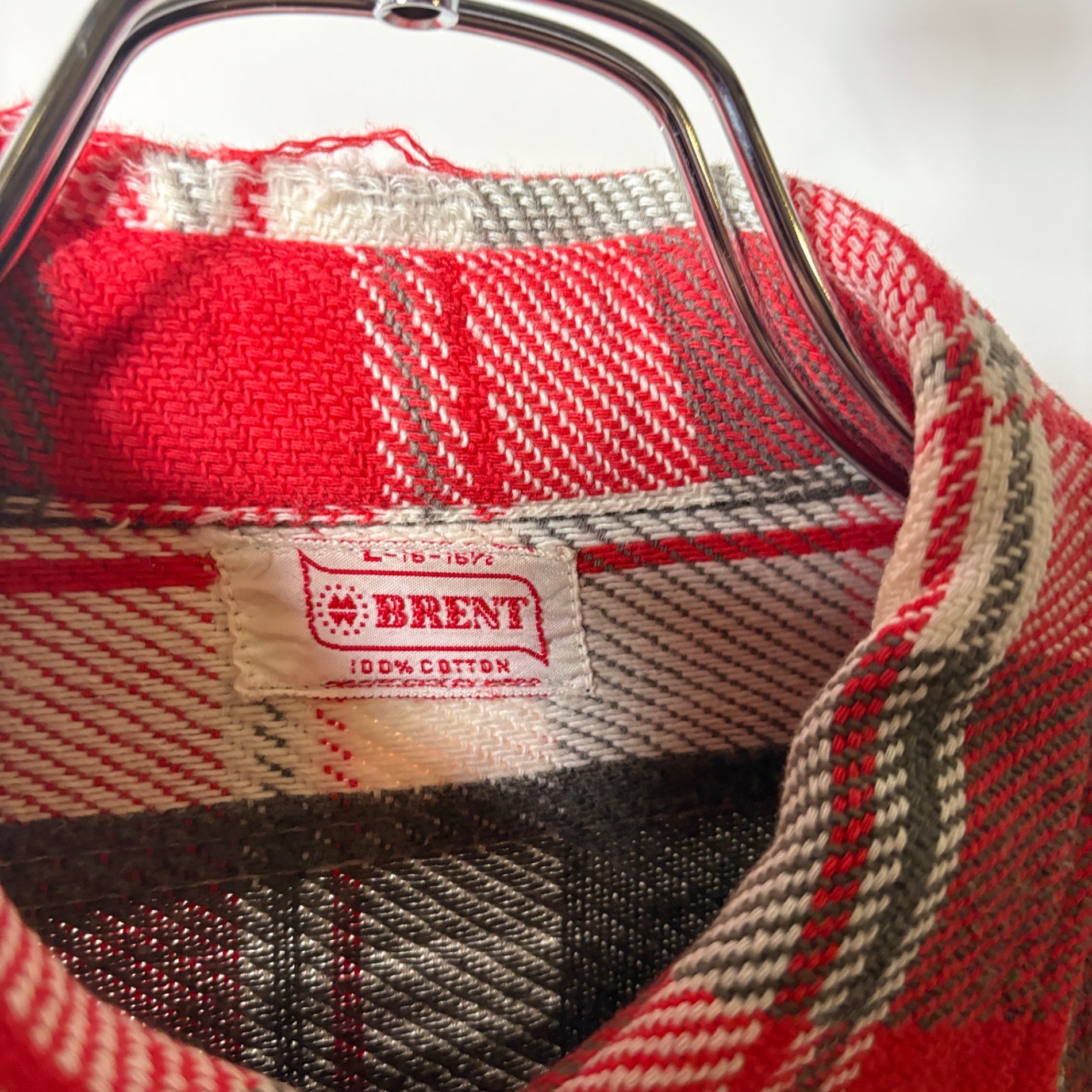 1950s Brent "With a Gusset" Heavy Flannel Shirt