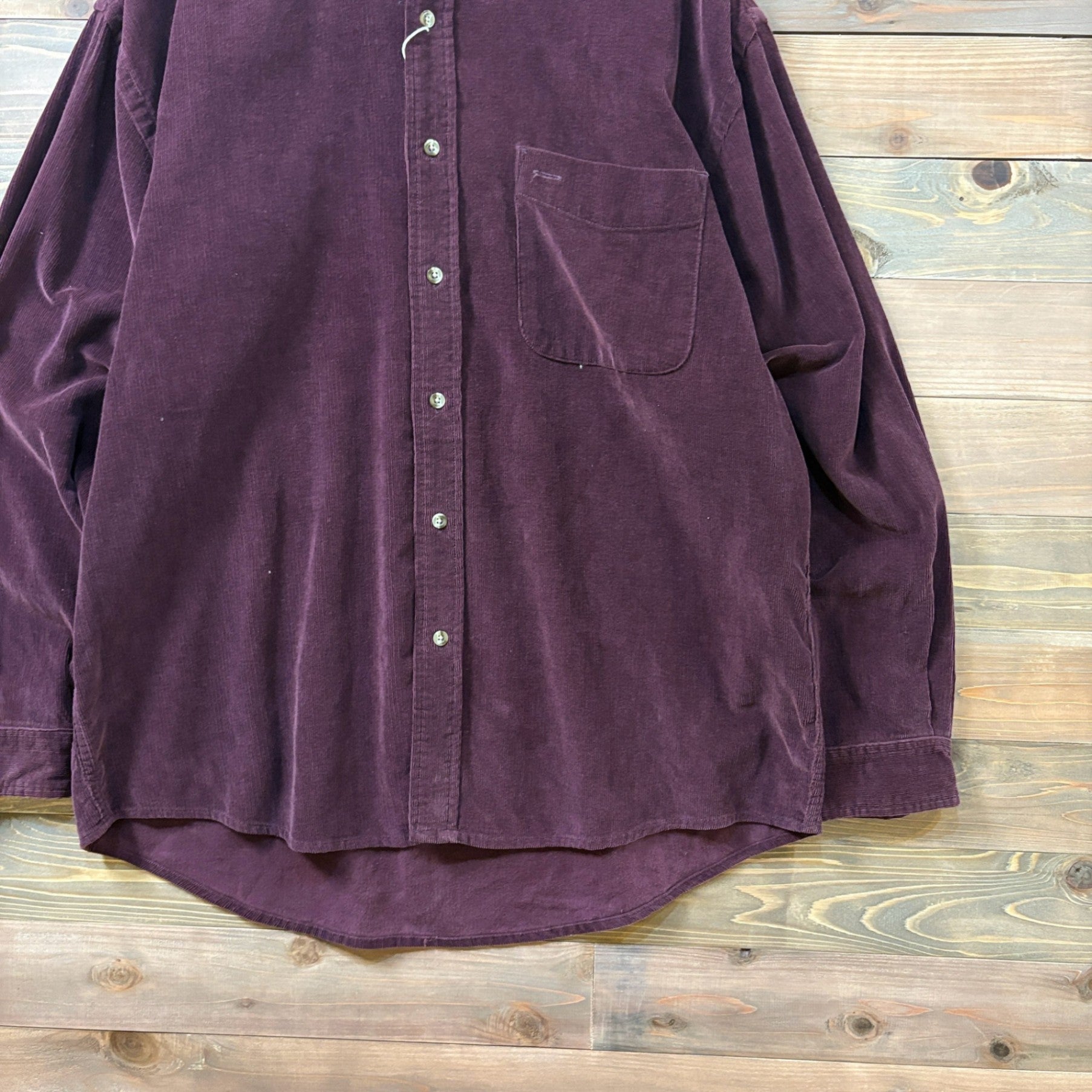 1990s Eddie Bauer L/S Corduroy Shirt