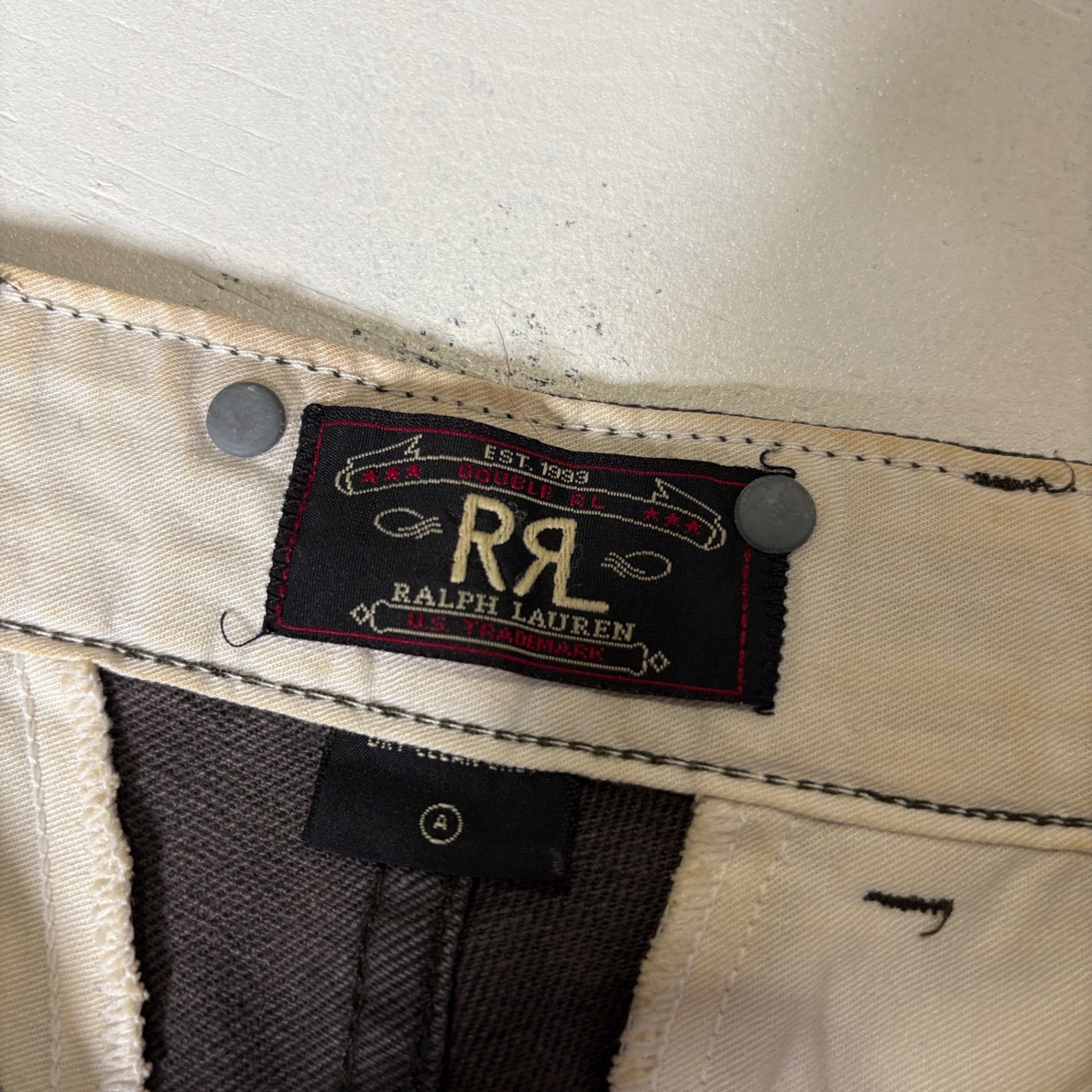 1990s RRL "Rayon×Cotton" Frisco Pant