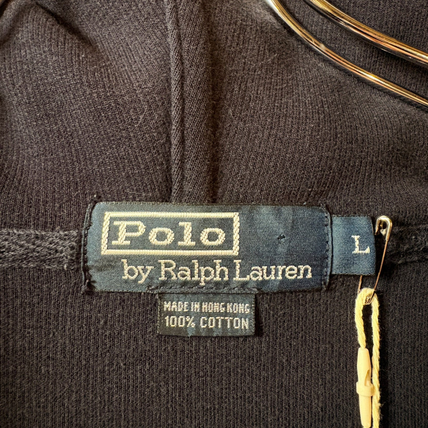 1990s Polo Ralph Lauren "Henry Neck" Rib Knit Hoodie