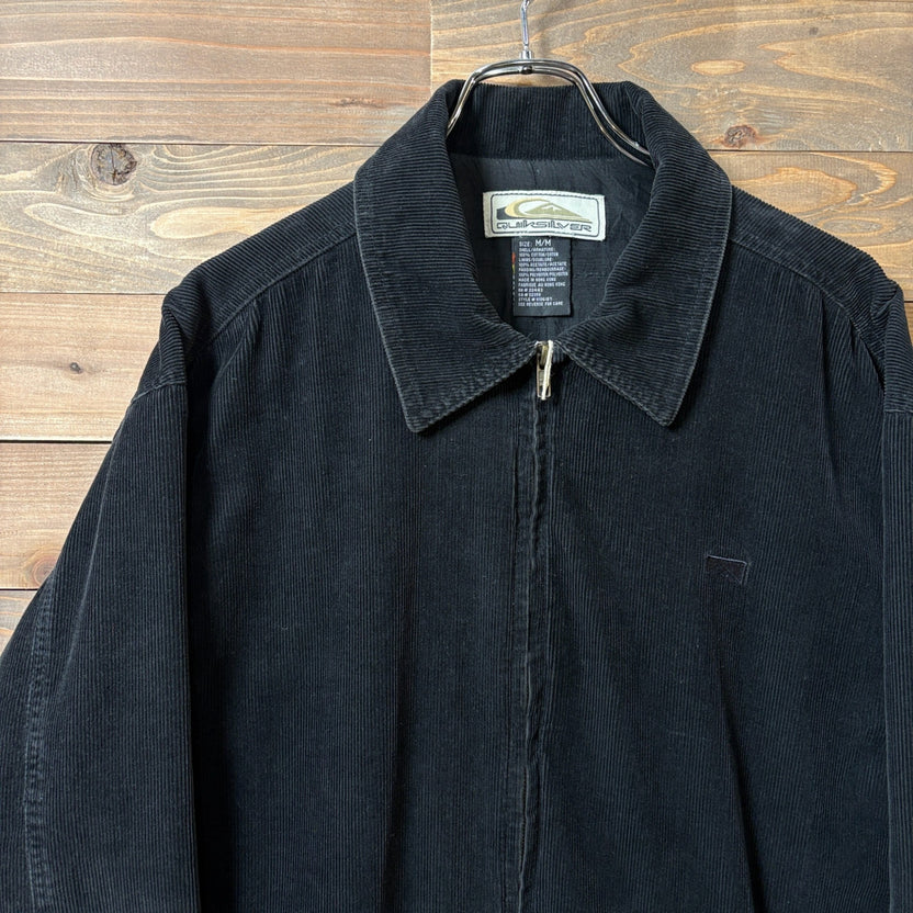 1990s~2000s Quiksilver "Black" Corduroy Drizzler Jacket