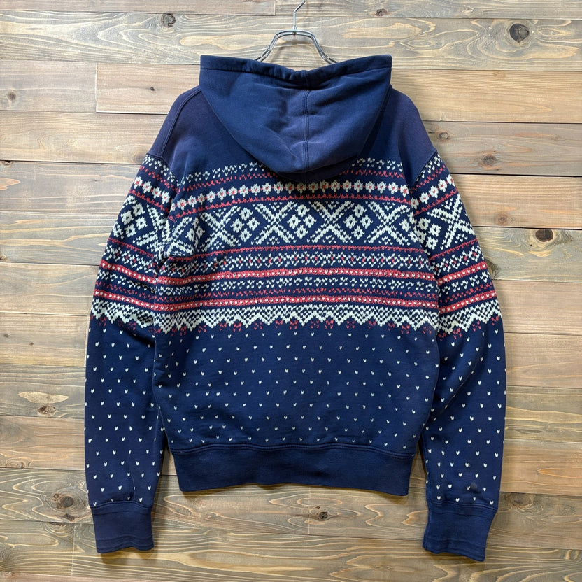 1990s Polo Ralph Lauren "Nordic” Thermal-Lined Hoodie