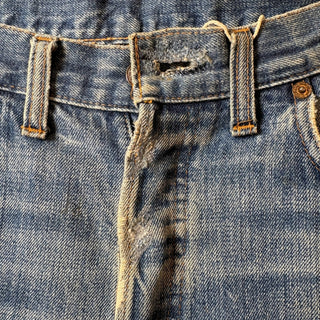 1970s Levi's 501 "66 Single" Damaged Denim Pant