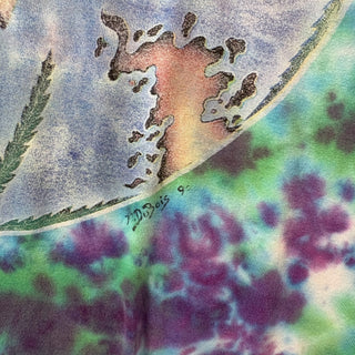 1990s FOTL "Mike Dubois" WEED ART Tye-Dye T-Shirt