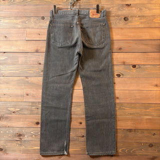 1980s Levi's 501-0658 "Yarn-Dyed" Black Denim Pants
