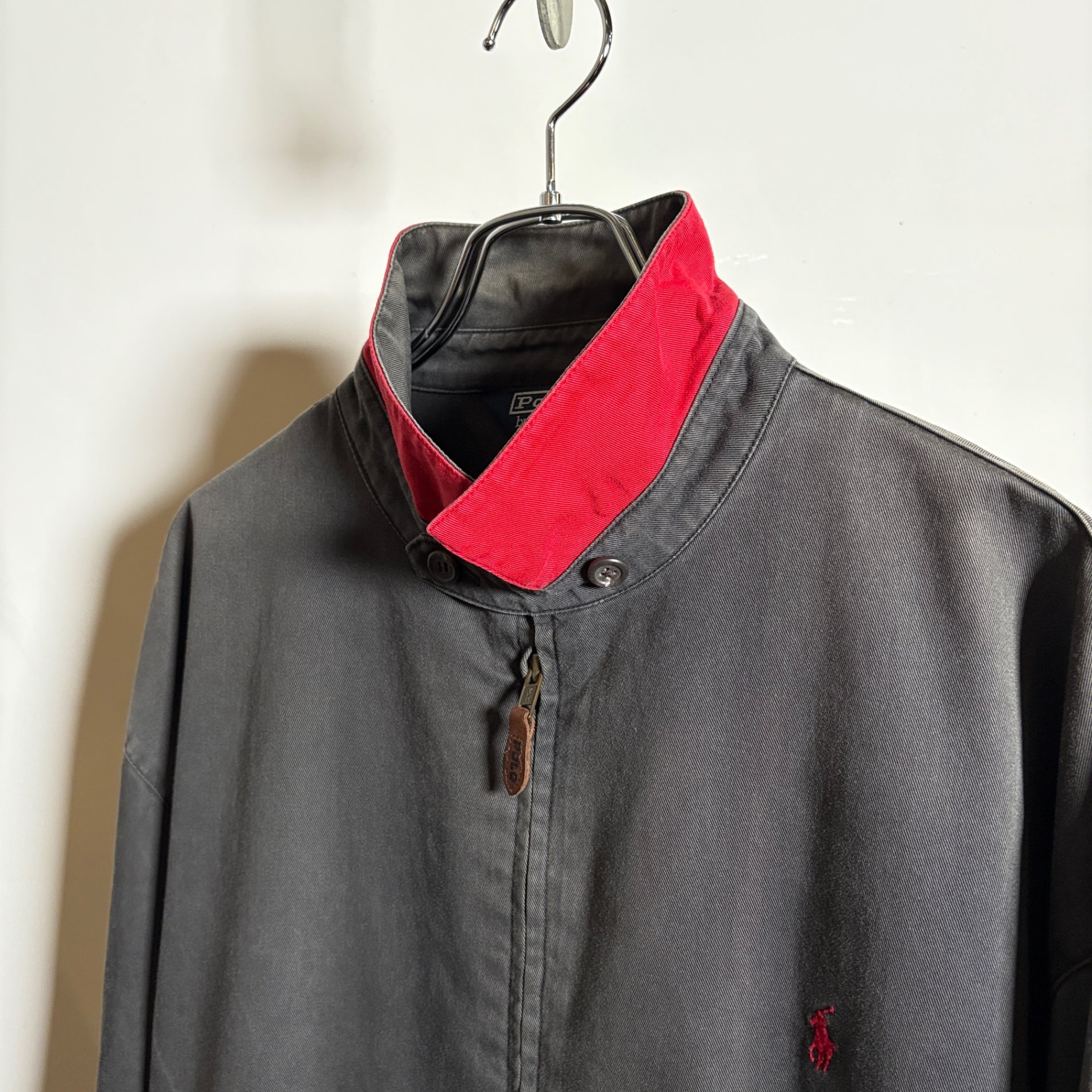 1990s Polo Ralph Lauren "Fade Black" Drizzler Jacket