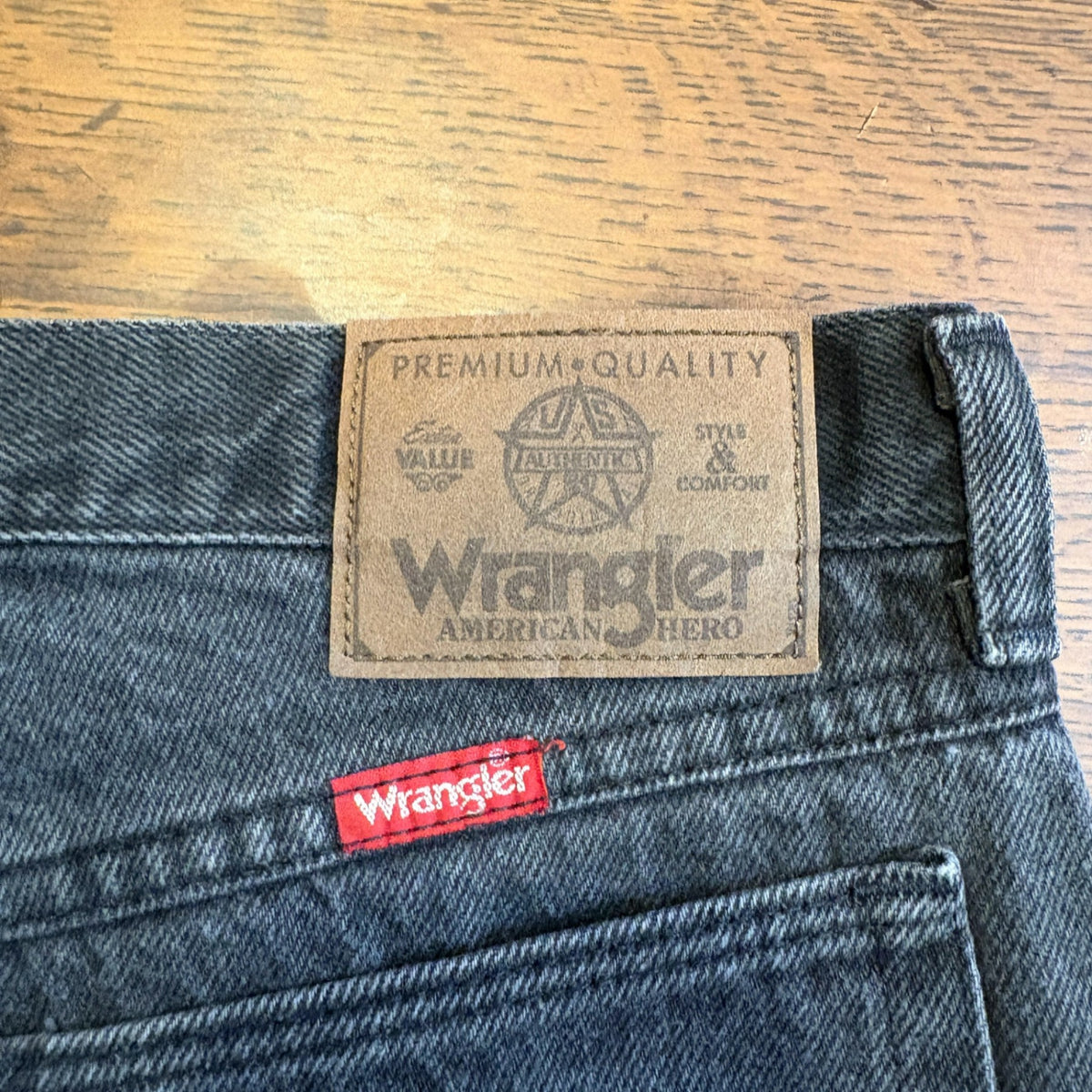 1990s Wrangler 96501CB Black Denim Pants