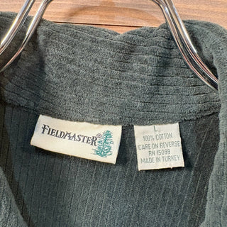 1990s~2000s Fieldmaster L/S Velour Polo Shirt