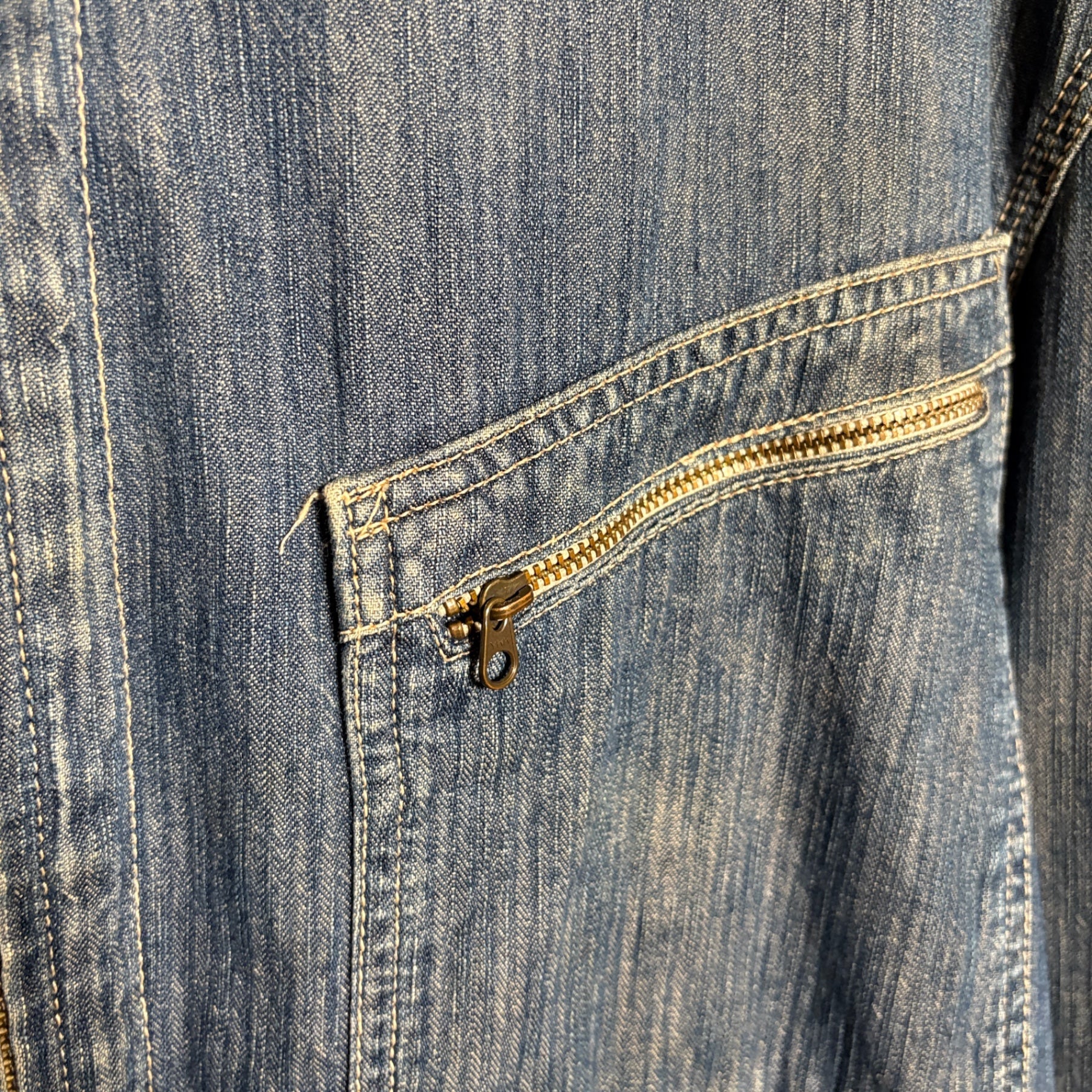 1990s RRL "91-B TYPE" Herringbone Denim Jacket