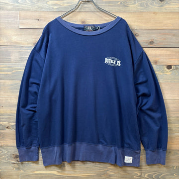 1990s RRL "One Point Logo" Two-Tone Sweat