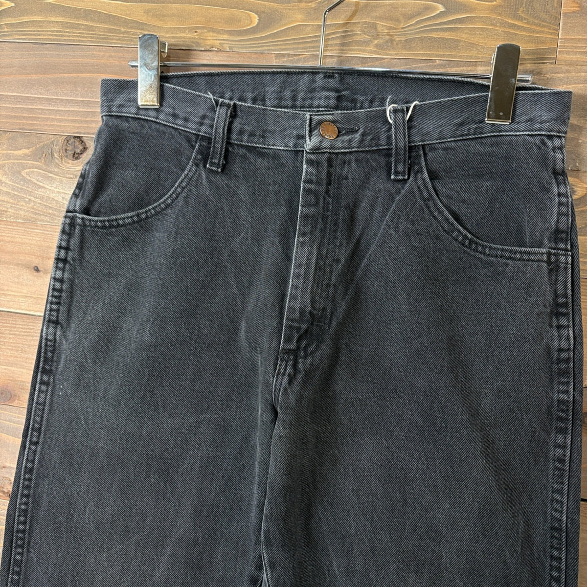 Wrangler Rustler Black Denim Pants