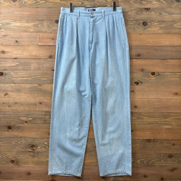 1980s Polo Ralph Lauren "Chambray" 2 Tuck Pant