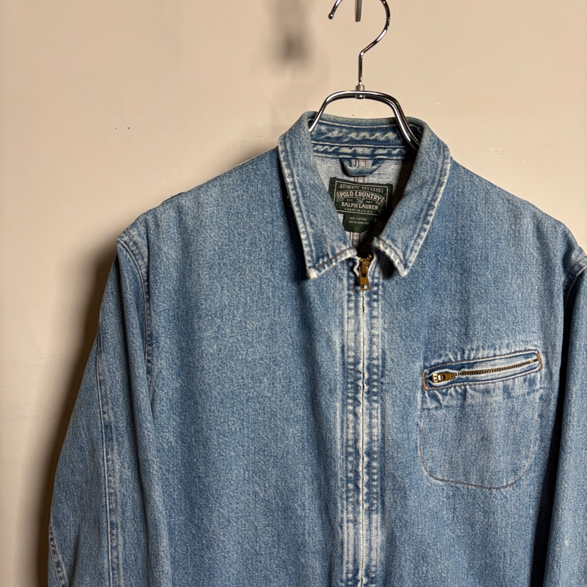 1980s POLO COUNTRY "91-B TYPE" Denim Jacket