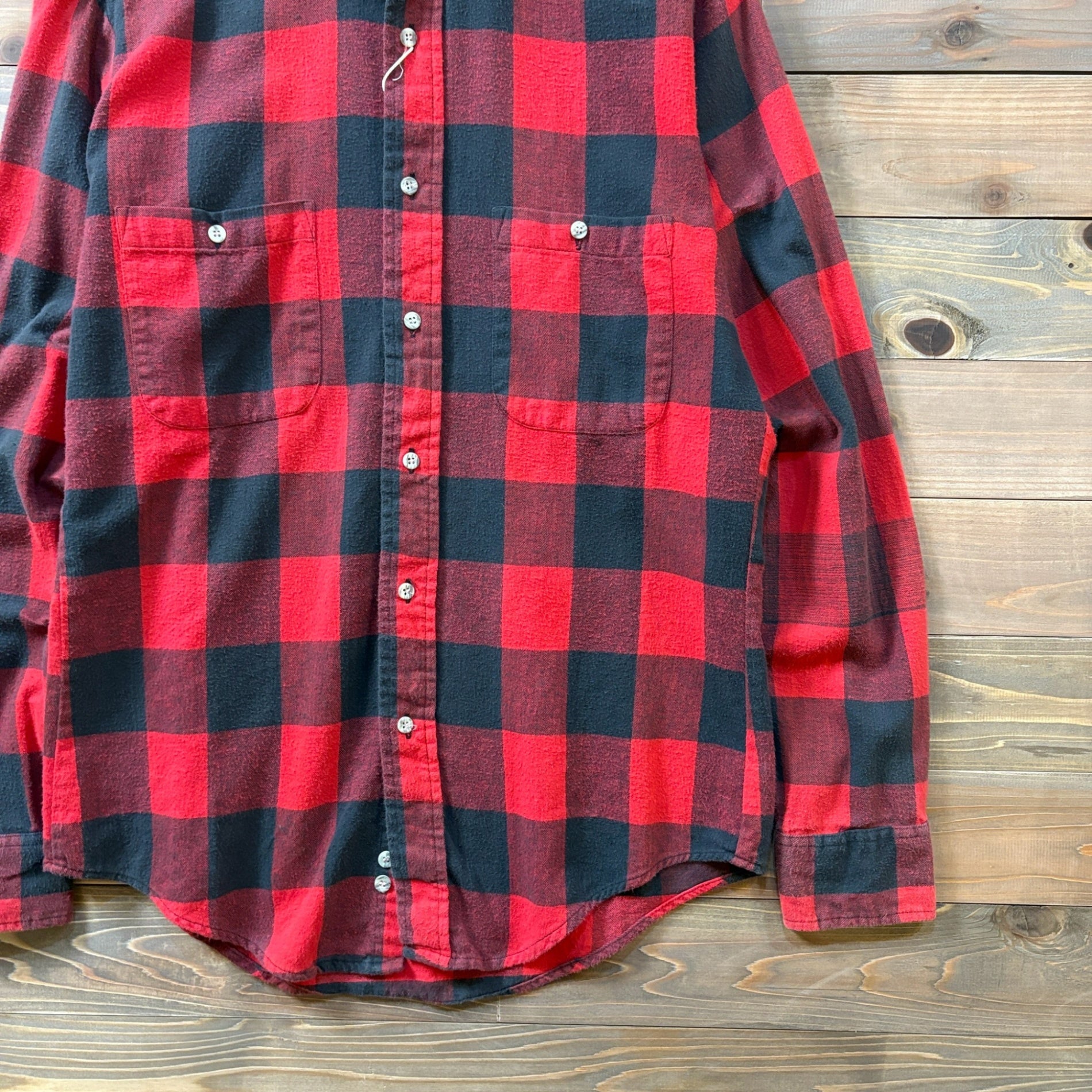 1990s American Eagle Buffalo Check Flannel Shirt