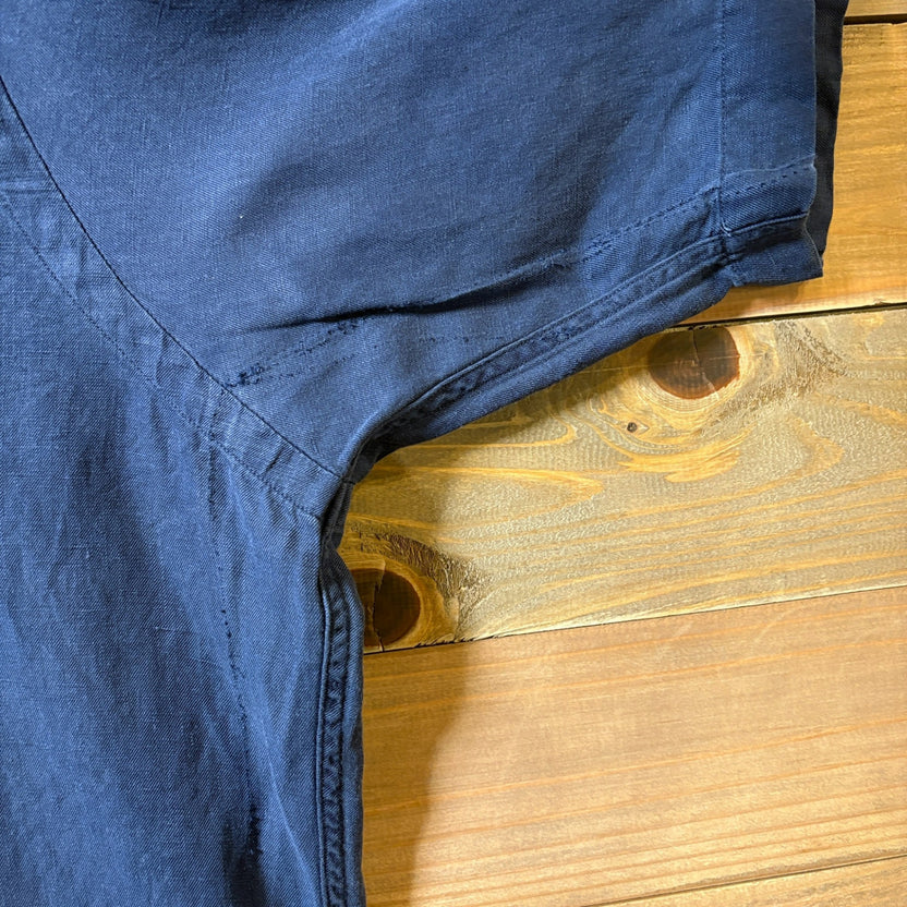 2000s Polo Ralph Lauren "Silk × Linen" Open Collar Shirt