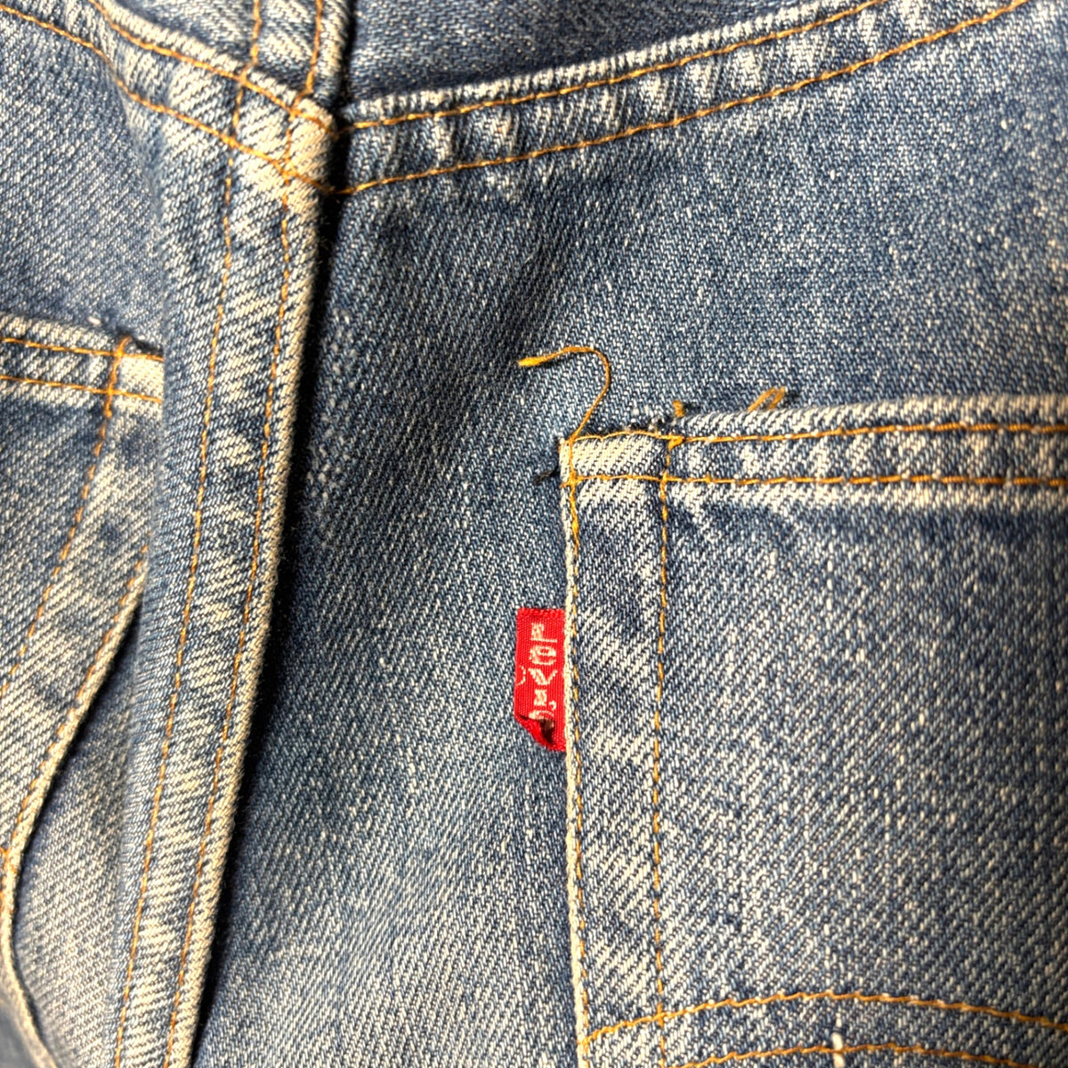 1970s Levi's "66 Single" Denim Pant
