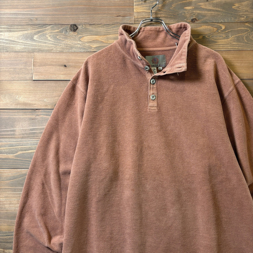 1990s THE TERRITORY AHEAD "Pile" Half-Button Pullover