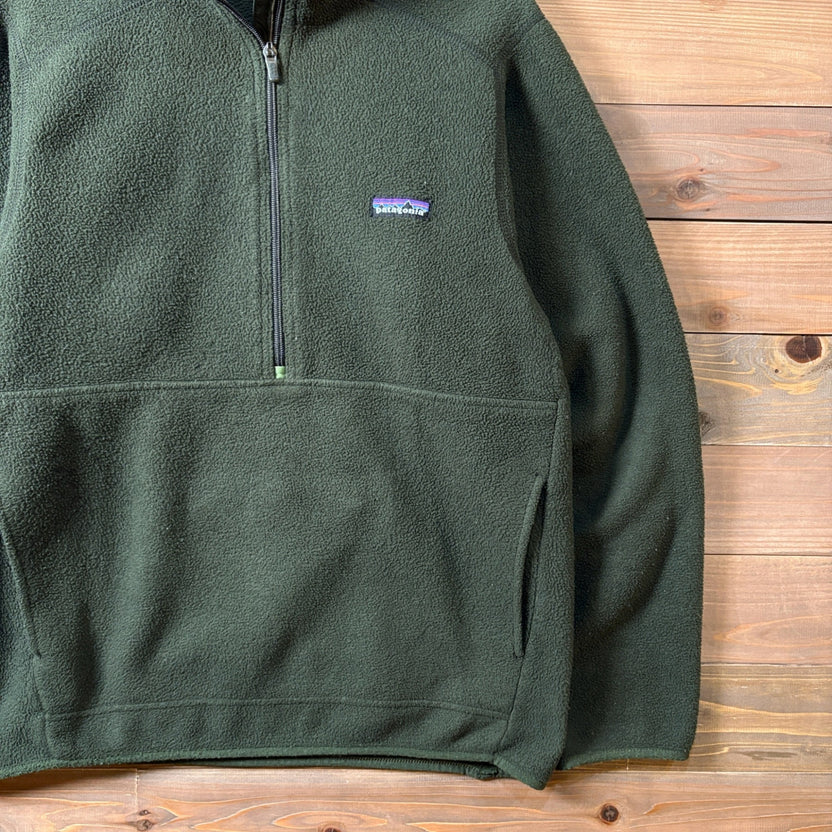 2000s Patagonia "Khaki" Synchilla Marsupial Pullover Fleece