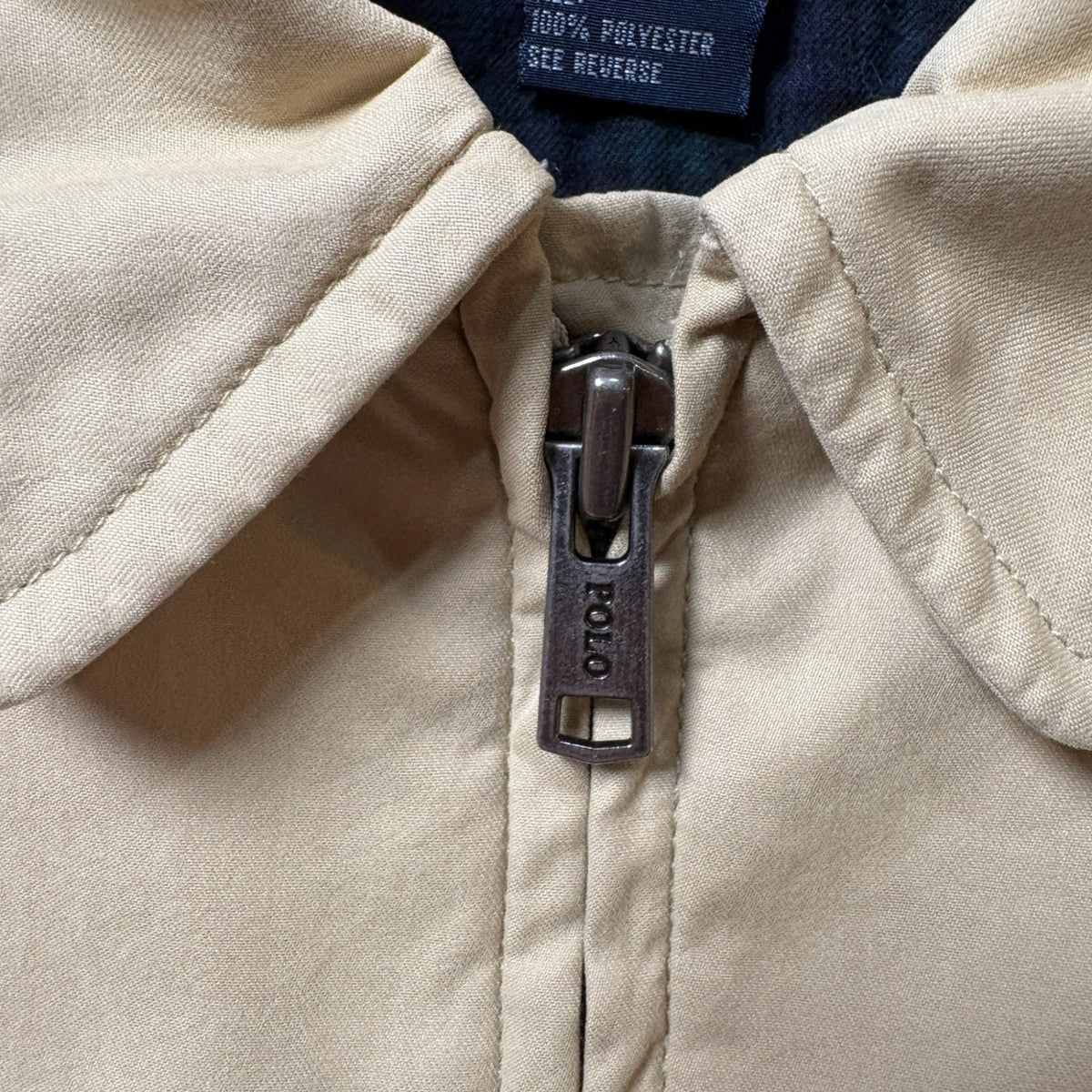 1990s Polo Ralph Lauren "Plaid Lining" Bomber Jacket