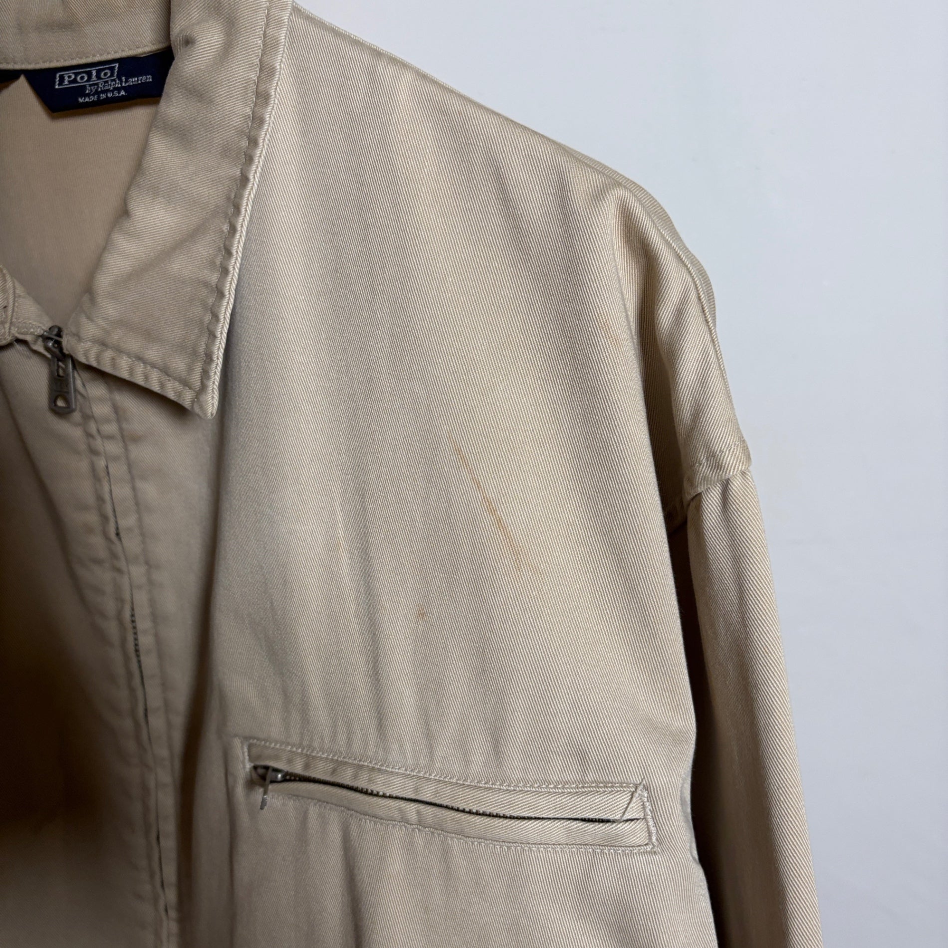 1980s Polo Ralph Lauren "Detroit Jacket TYPE" Drizzler Jacket