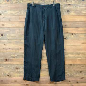 2000s Polo Ralph Lauren "BLACK" Silk Linen Slacks