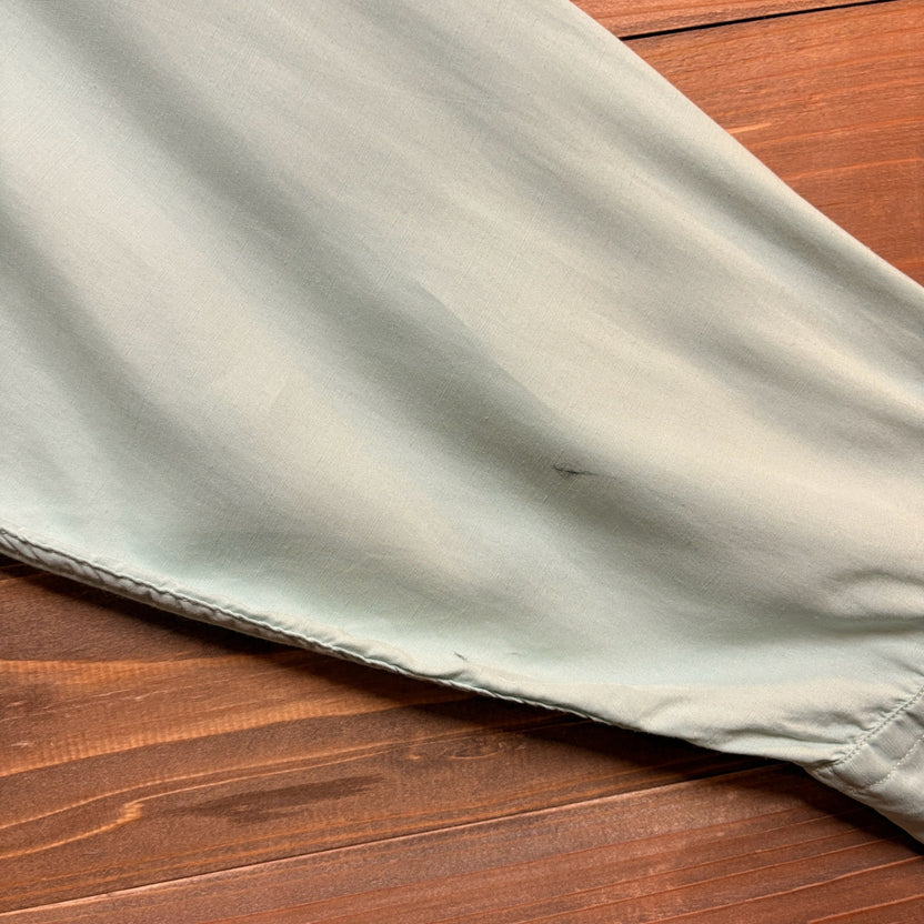 1940s Cavendish "Peppermint" Rayon Open Collar Shirt