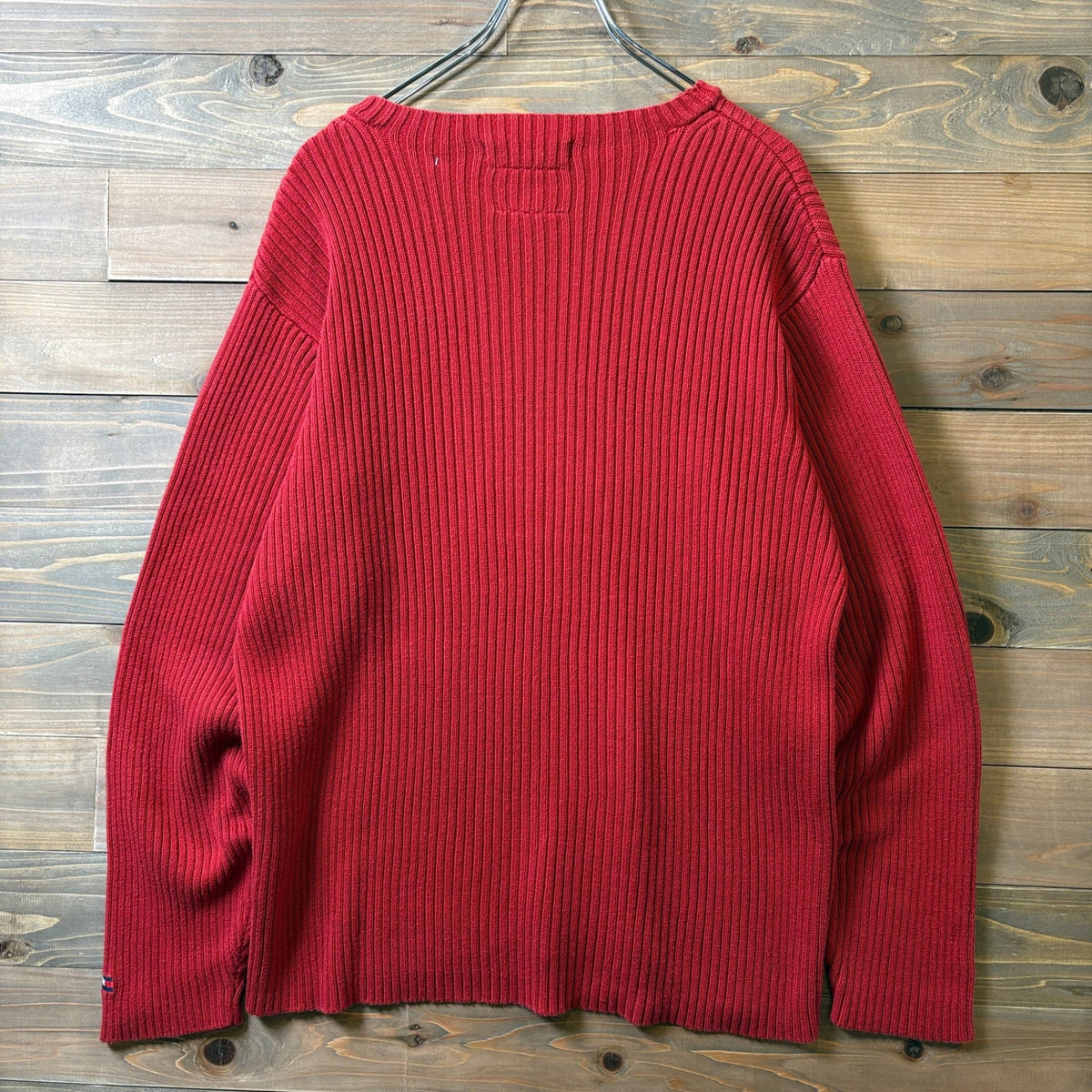 1990s “Tommy Hilfiger” Rib Knit Cotton Sweater