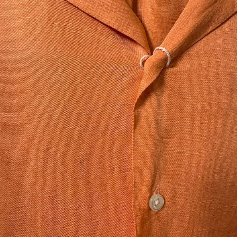 2000s Polo Ralph Lauren "Silk × Linen" Open Collar Shirt