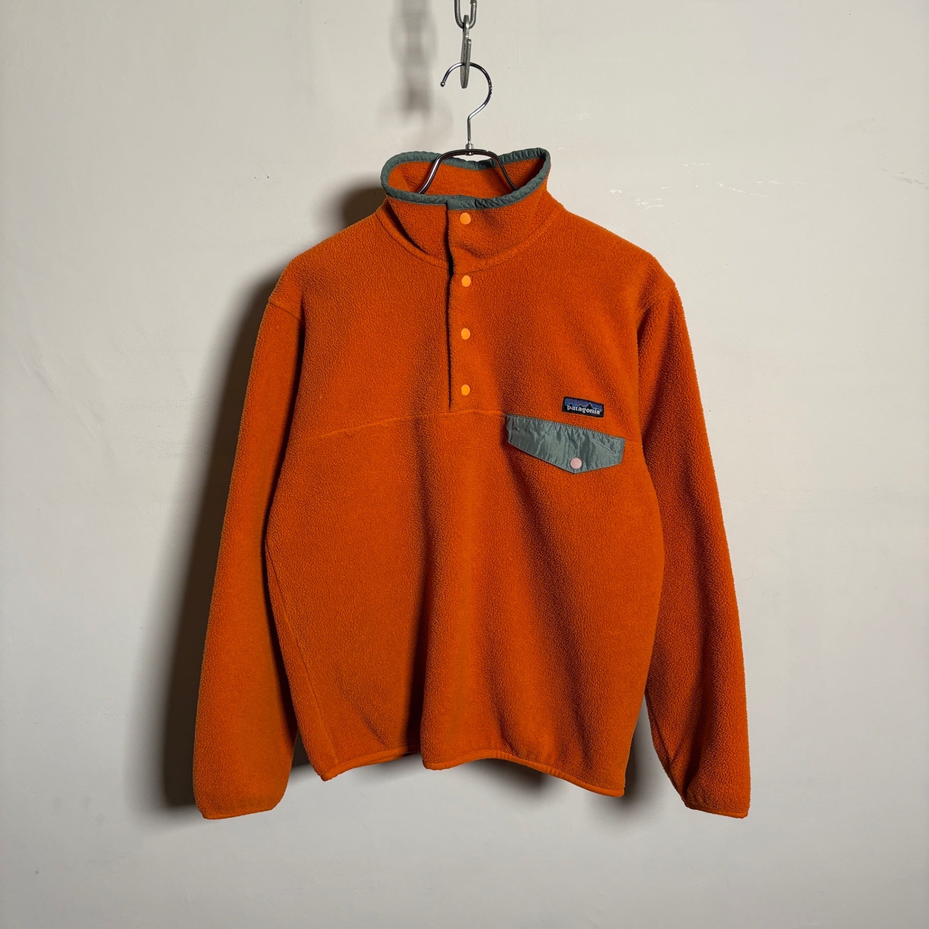1990s Patagonia "ORANGE" SYNCHILLA SNAP-T