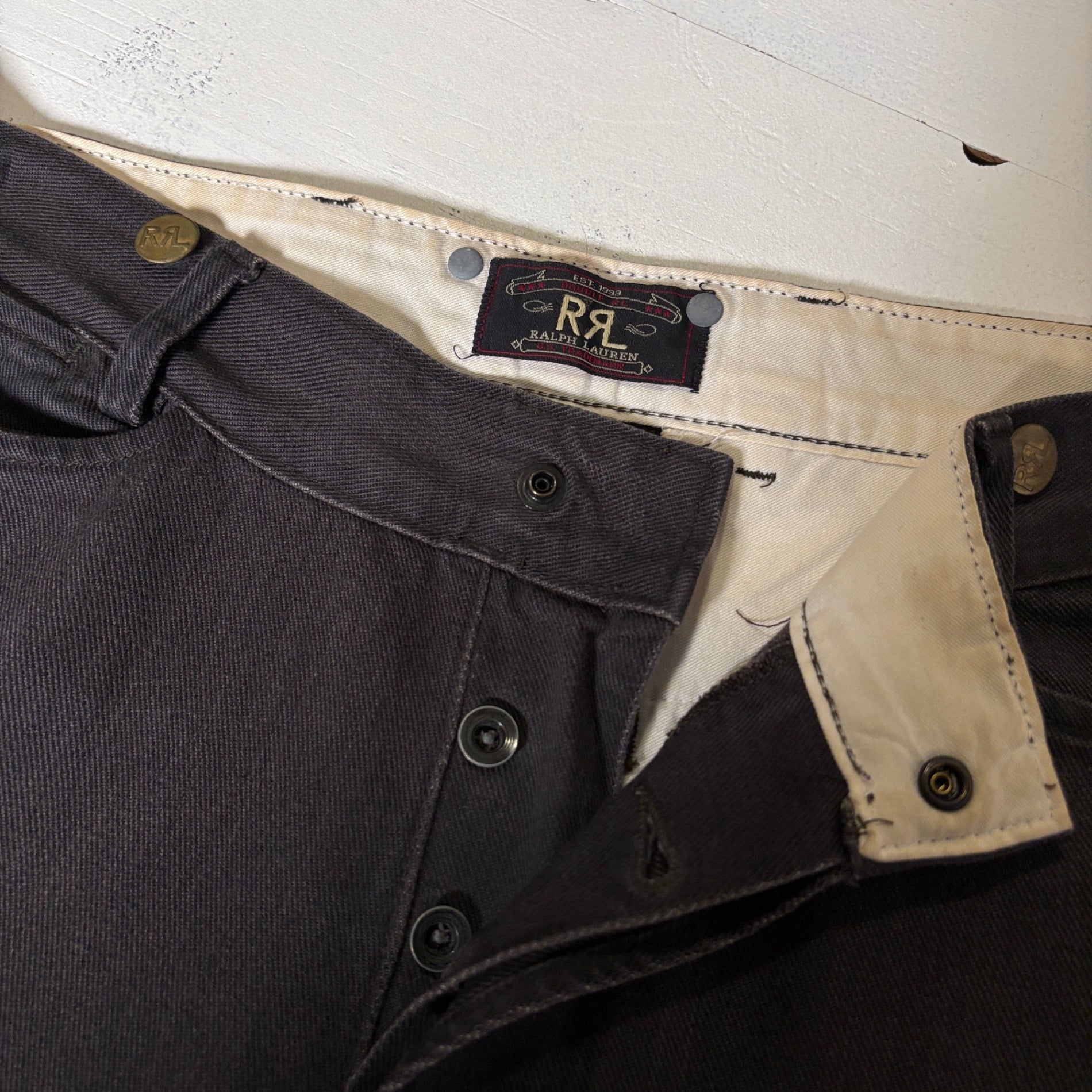 1990s RRL "Rayon×Cotton" Frisco Pant