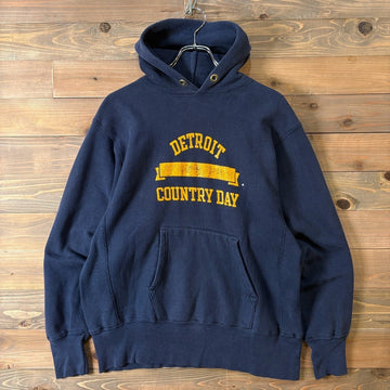 1980s Champion REVERSE WEAVE "DETROIT COUNTRY DAY" Hoodie
