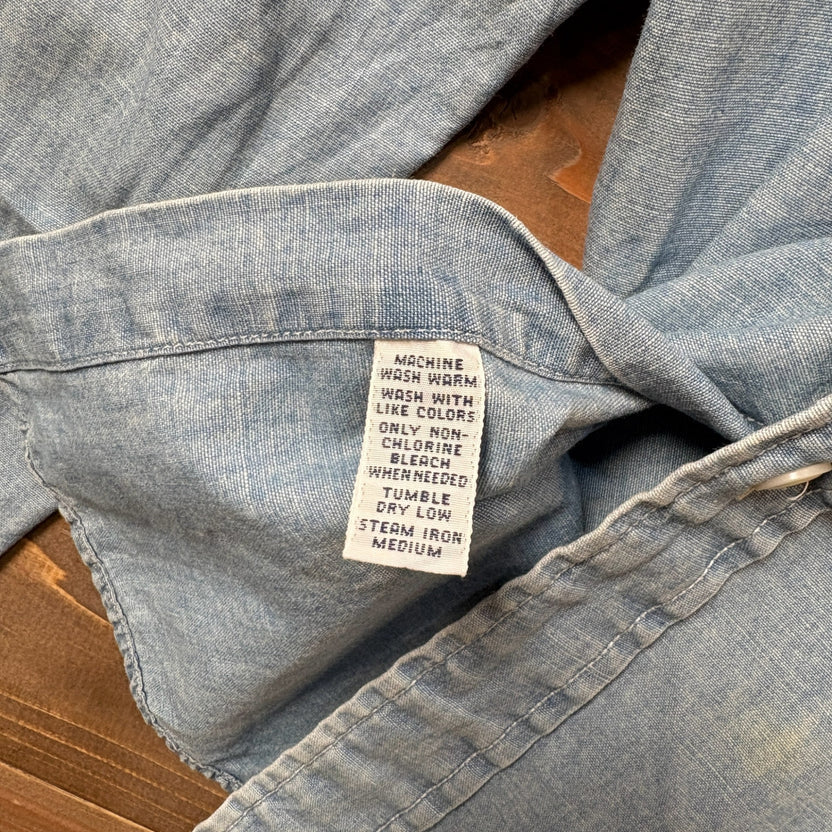 1990s~2000s Polo Ralph Lauren "Gachapoke" Vintage Dungaree Workshirt