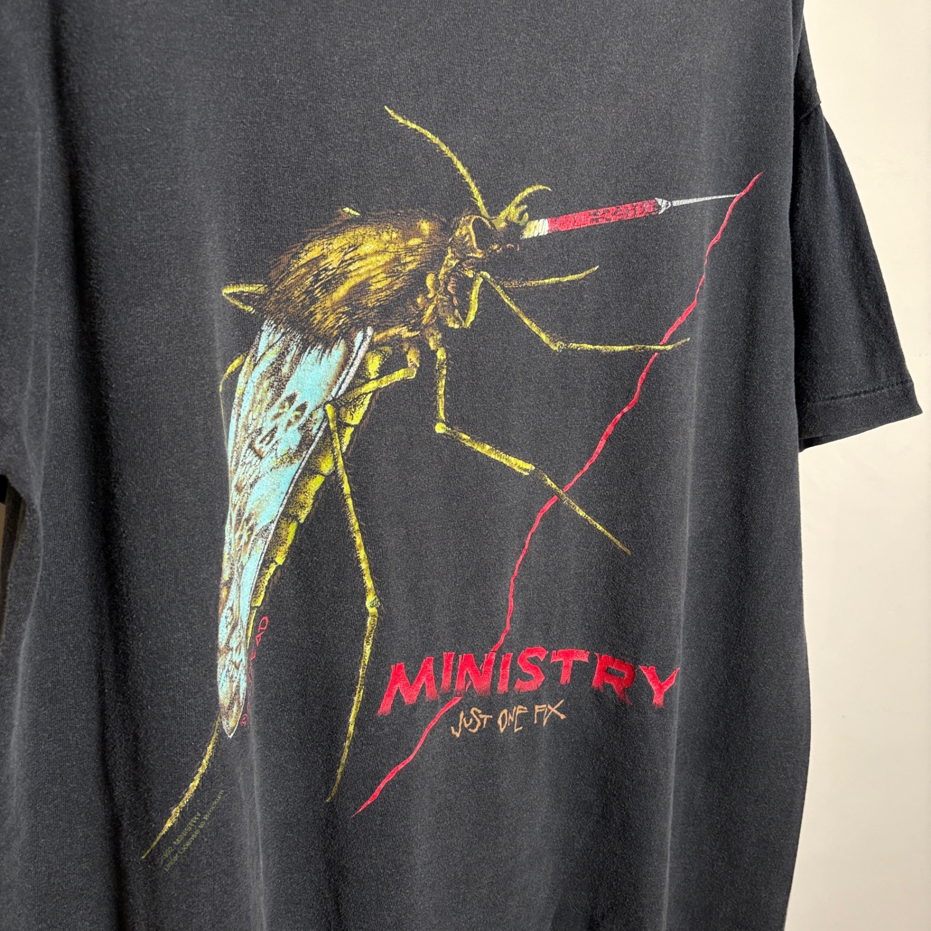 1990s BROCKUM "MINISTRY" JUST ONE FIX T-Shirt