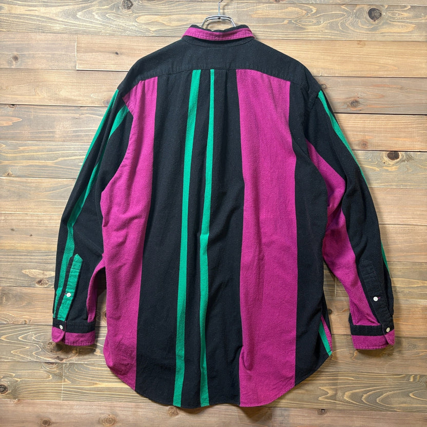 1990s Ralph Lauren Printed Flannel L/S Multicolor Shirt