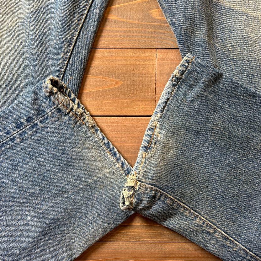 1970s Levi's 501 "66 Single" Damaged Denim Pant